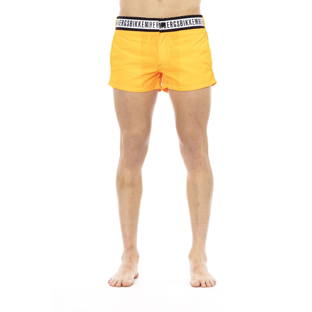 Bikkembergs Black Polyamide Men Swimsuit