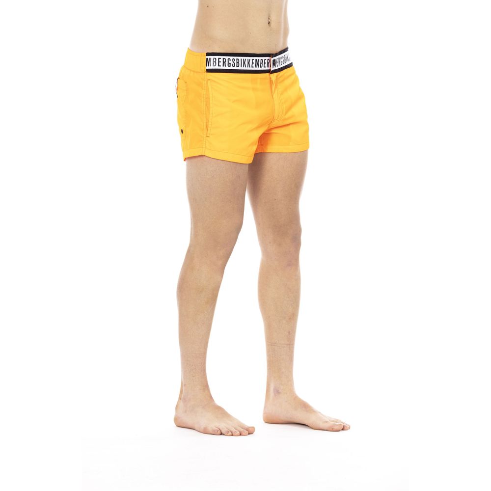 Bikkembergs Black Polyamide Men Swimsuit
