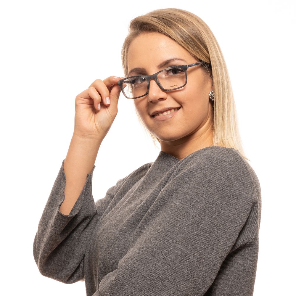 Police Gray Plastic Glasses (Frames)