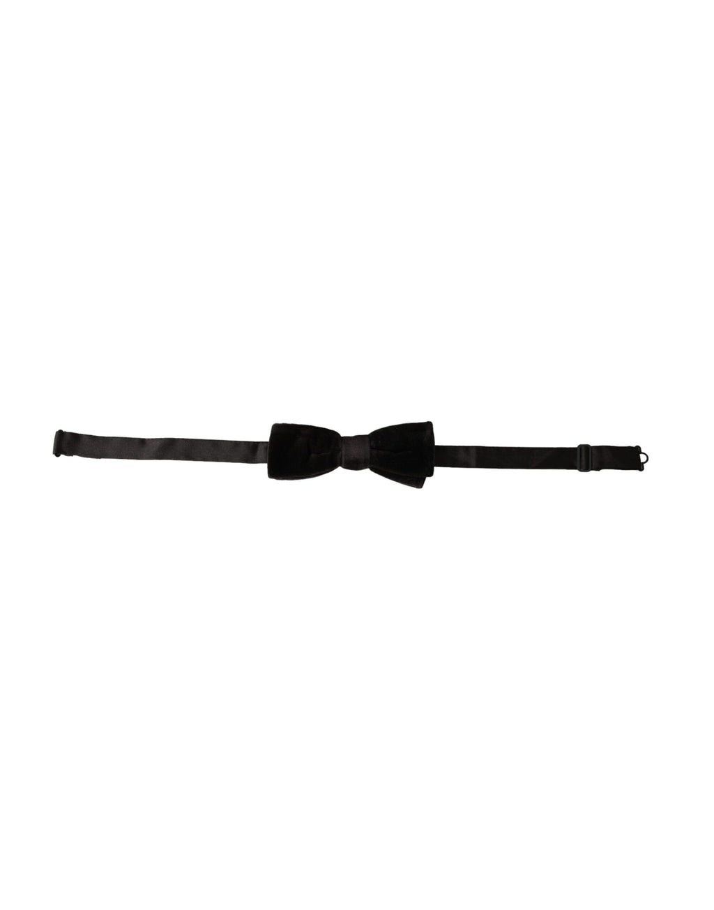 Dolce & Gabbana Maroon Velvet Cotton Adjustable Neck Men Bow Tie