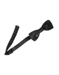 Dolce & Gabbana Dark Gray Silk Patterned Adjustable Neck Men Bow Tie