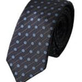 Dolce & Gabbana Dark Blue Polka Dot Silk Adjustable Men Tie