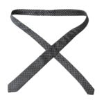 Dolce & Gabbana Dark Gray 100% Silk Patterned Adjustable Men Tie