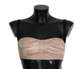 Dolce & Gabbana Black Straps Pink Balconcino Bra