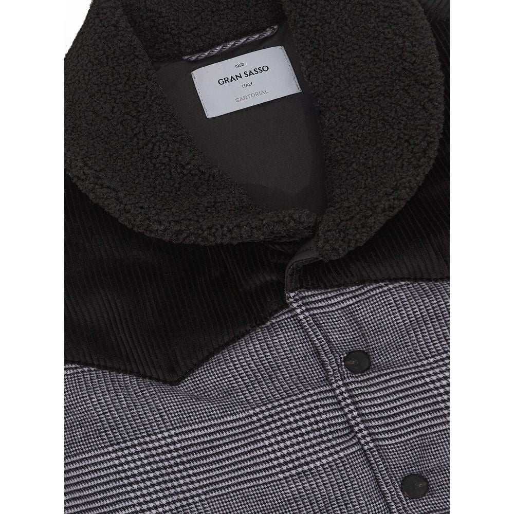 Gran Sasso Gray Cotton Sleeveless Jacket