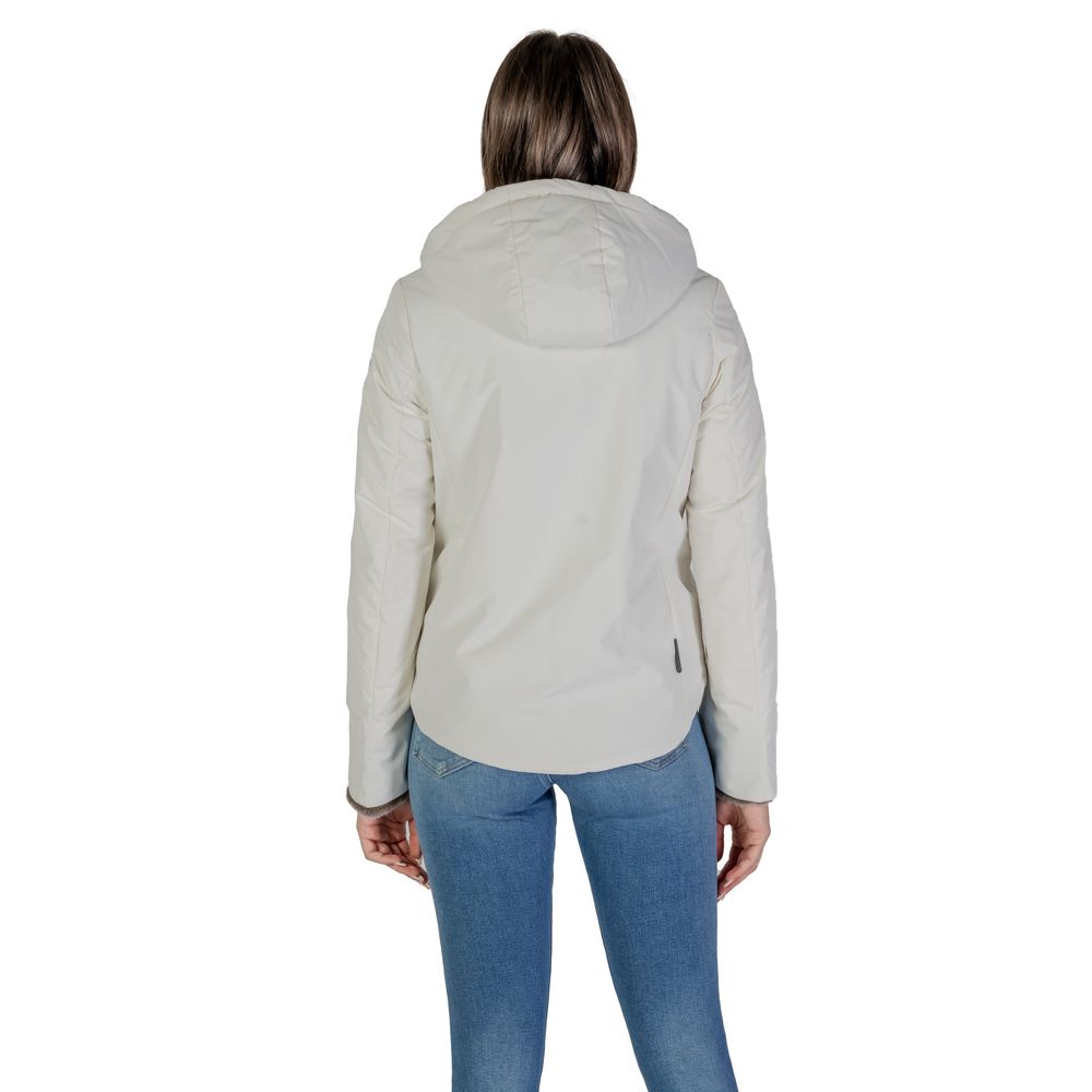 Suns Cream Polyester Coat