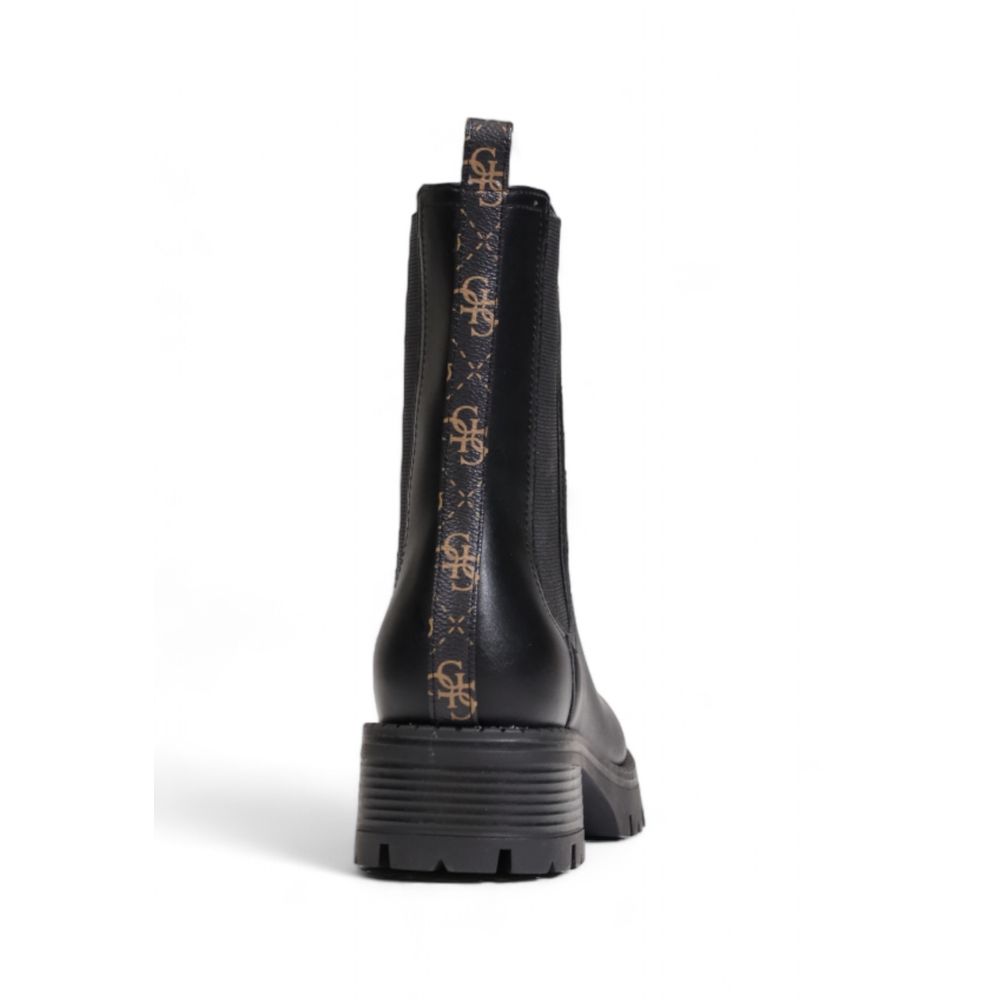 Guess Black Polyethylene Ankle Boots