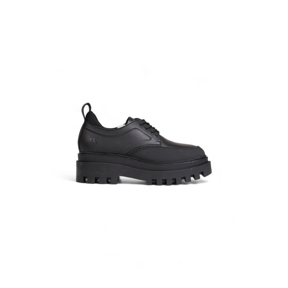 Calvin Klein Jeans Black Polyethylene Platform Pumps