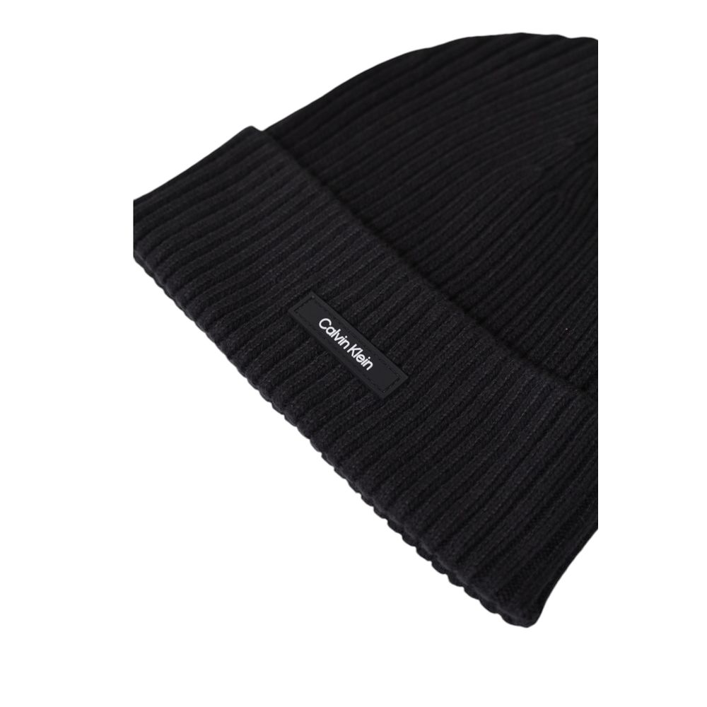 Calvin Klein Black Organic Cotton Cap (Baseball Hat)