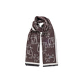 Sandro Ferrone Brown Viscose Scarf