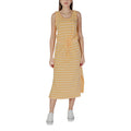 B.Young Bicolor Cotton Long Dress