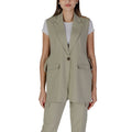 B.Young Green Polyester Waistcoat