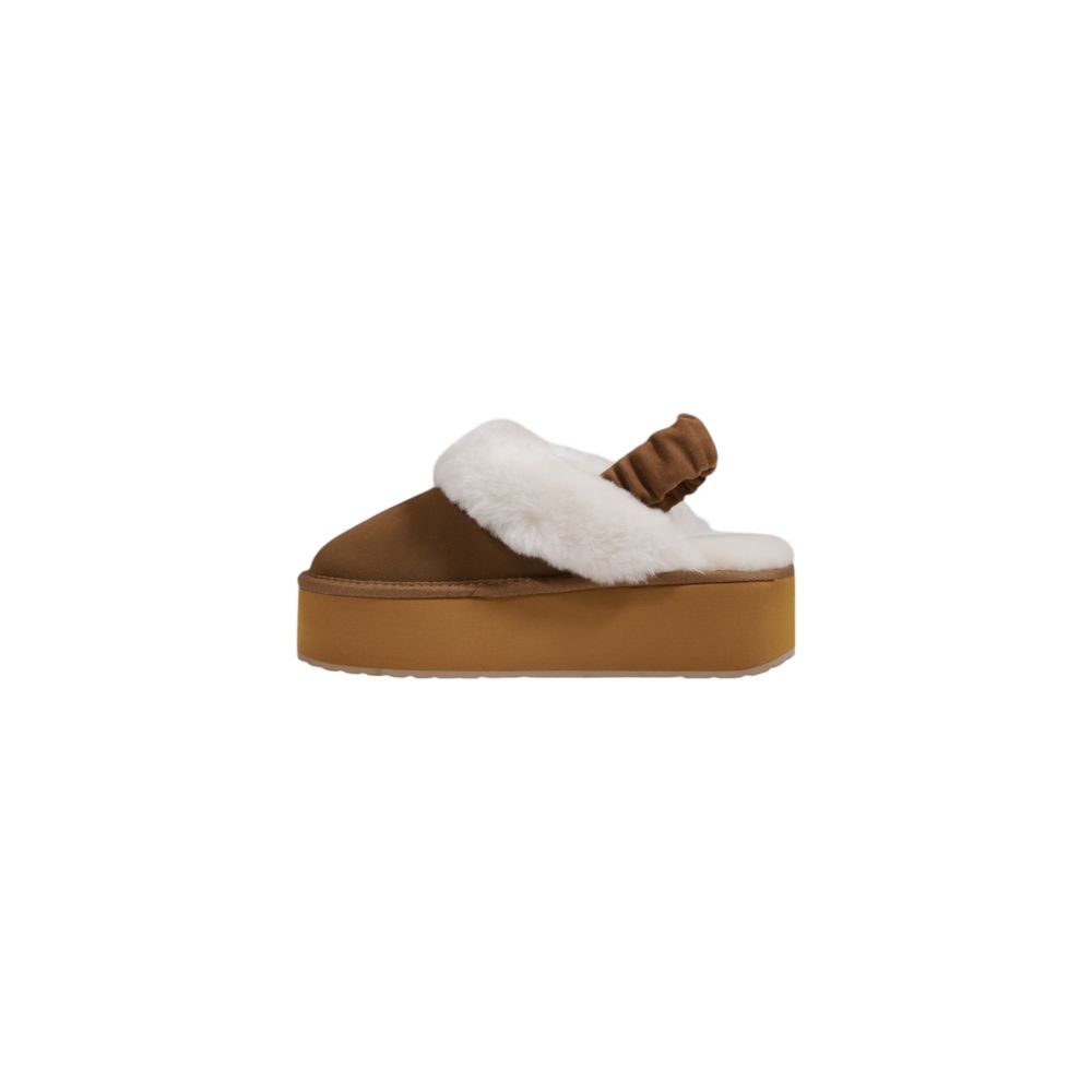 EMU Australia Beige Suede Leather Platform Pumps