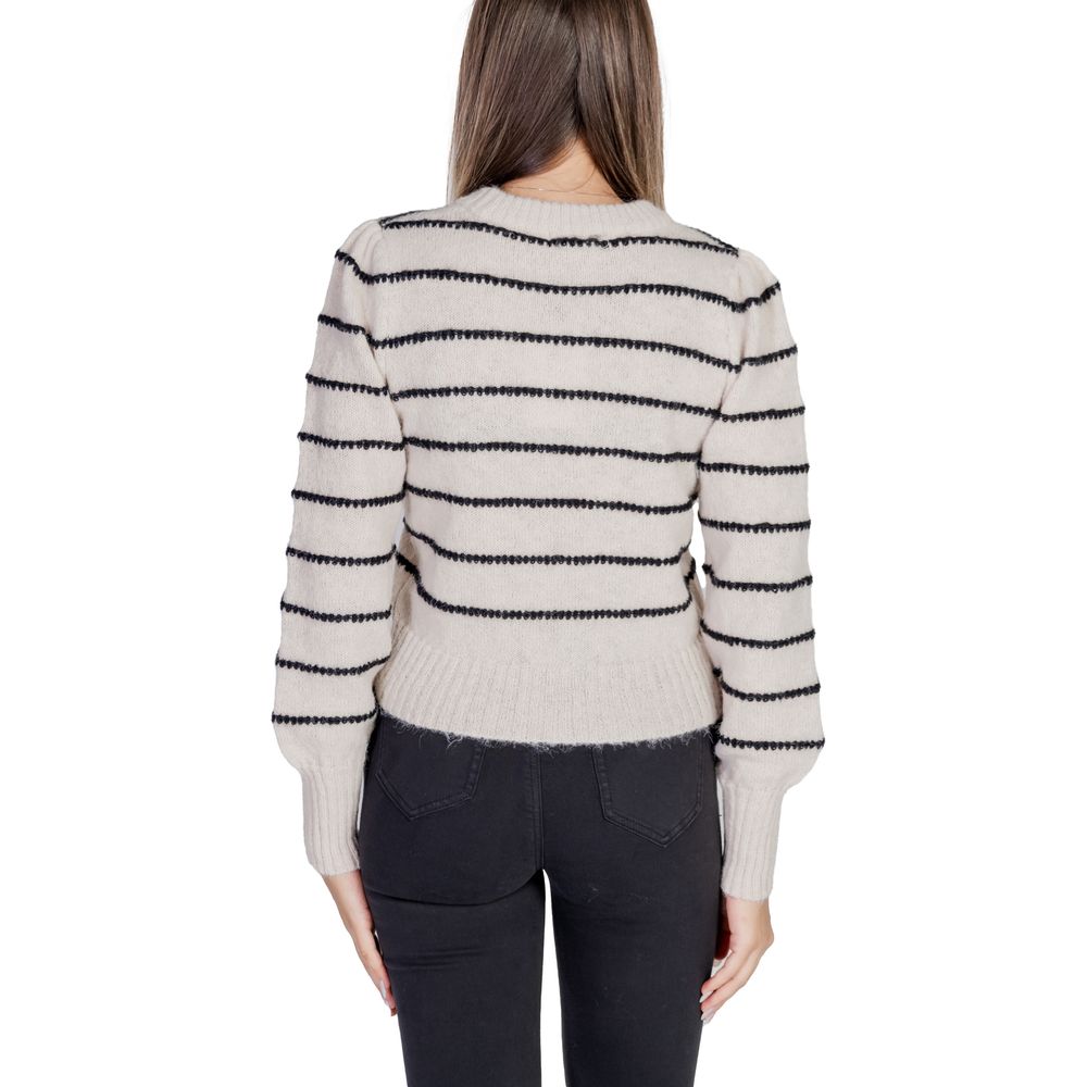 Jacqueline De Yong Gray Polyester Sweatshirt