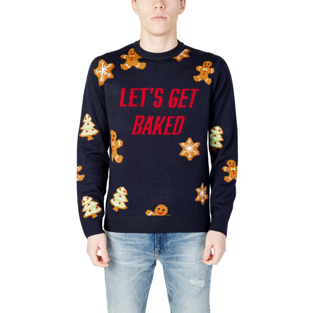 Only & Sons Blue Marabou Sweatshirt