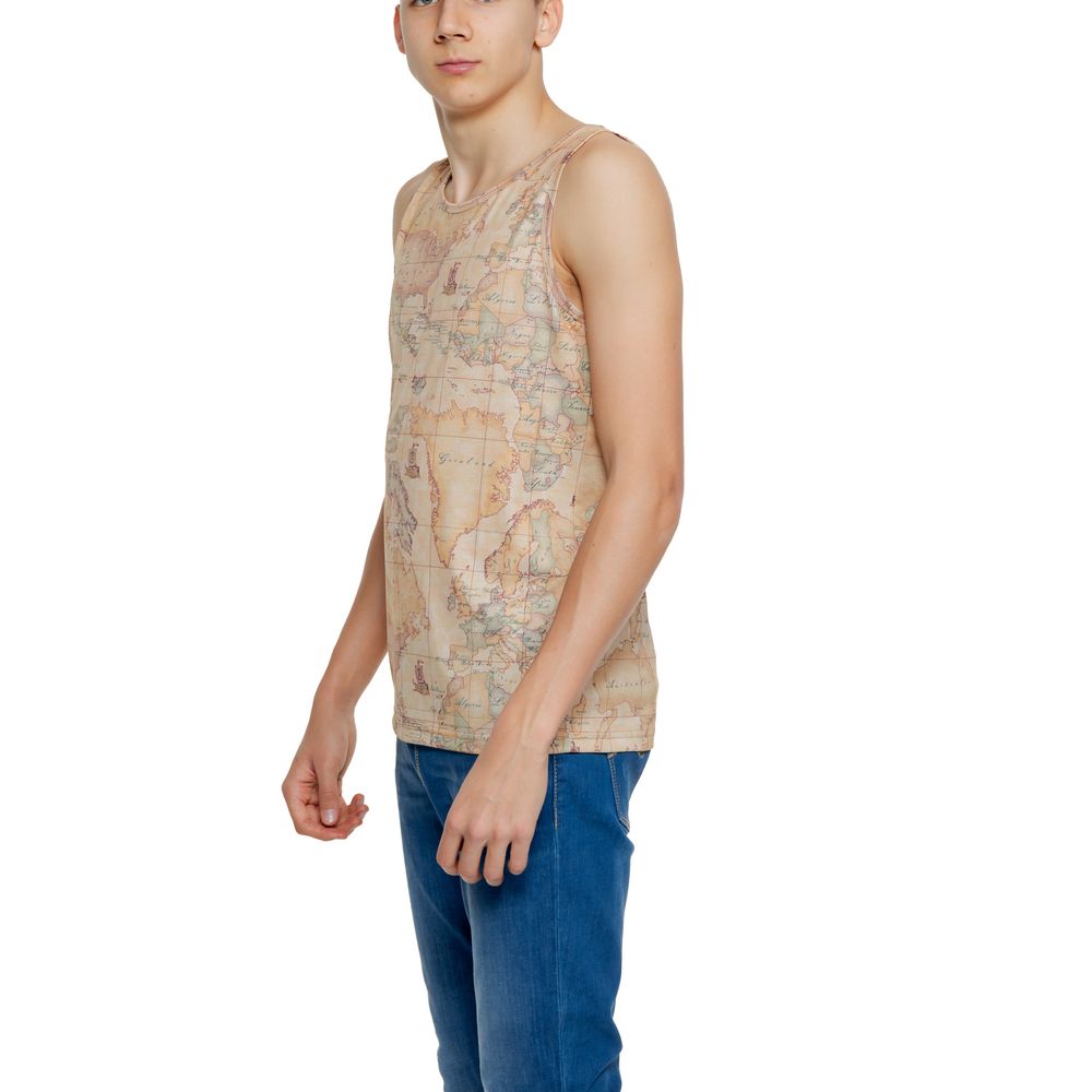Alviero Martini Prima Classe Beige Polyester Tank Tops