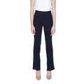 Street One Blue Cotton Flared Pants