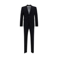 Dsquared² Blue Fleece Wool Two-Piece Suit