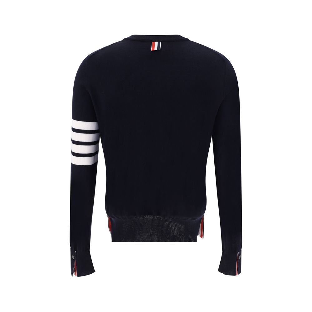 Thom Browne Blue Wool Oves Aries Sweatshirt