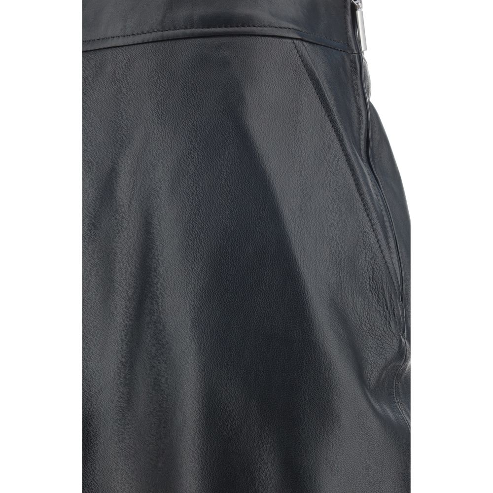 Arma Black Lamb Ovis Aries Aries Long Skirt