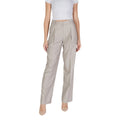 Vero Moda Gray Polyester Casual Pants