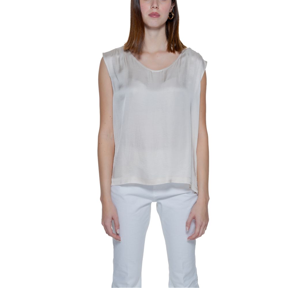 Street One Beige Viscose Blouse