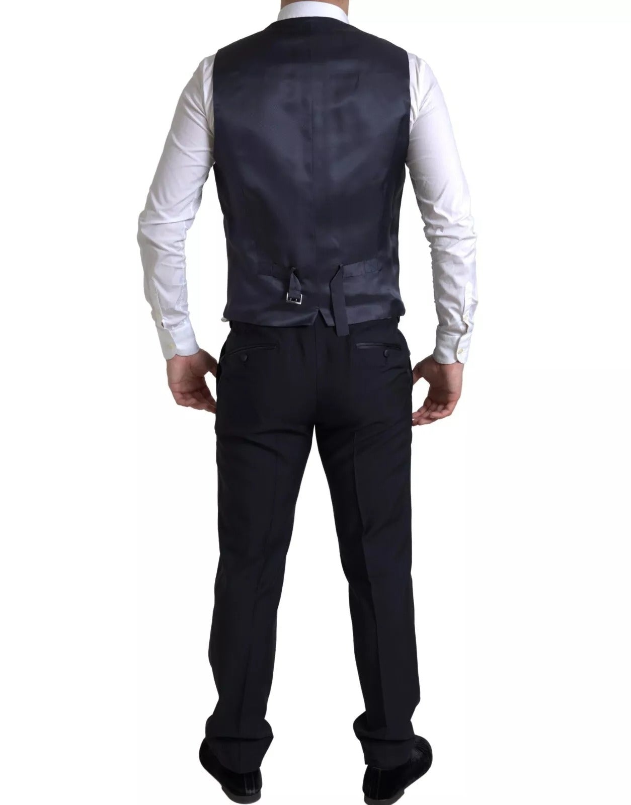Dolce & Gabbana Blue 3 Piece Single Breasted MARTINI Suit