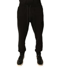 Dolce & Gabbana Black Cotton Jogger Men Sweatpants Pants