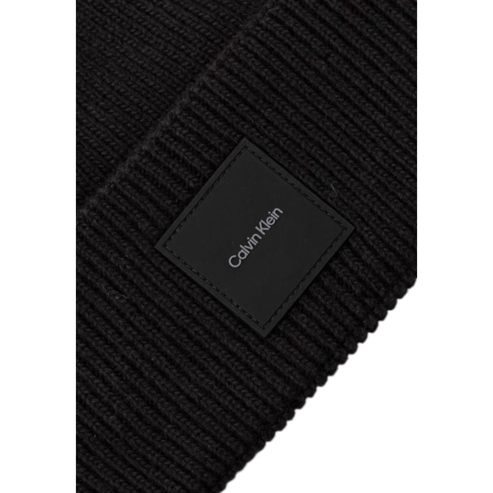 Calvin Klein Black Organic Cotton Cap (Baseball Hat)