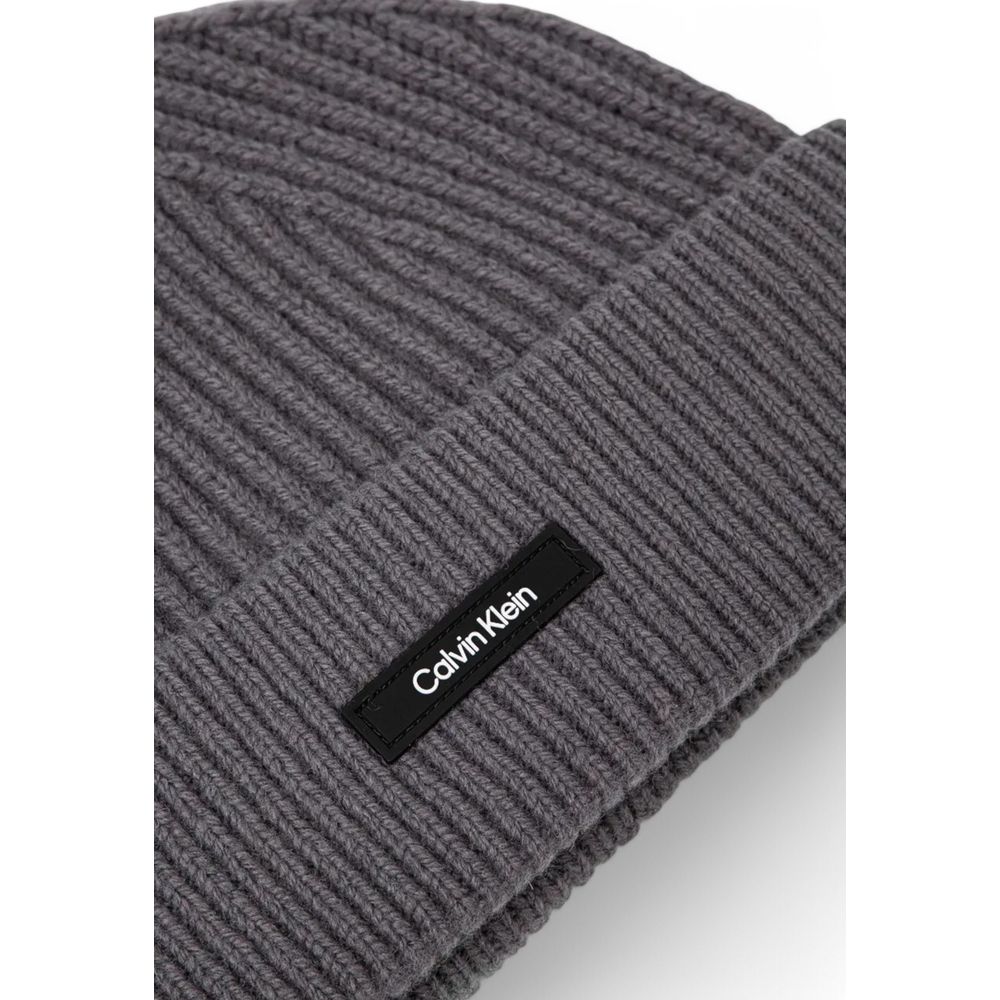 Calvin Klein Gray Organic Cotton Cap (Baseball Hat)