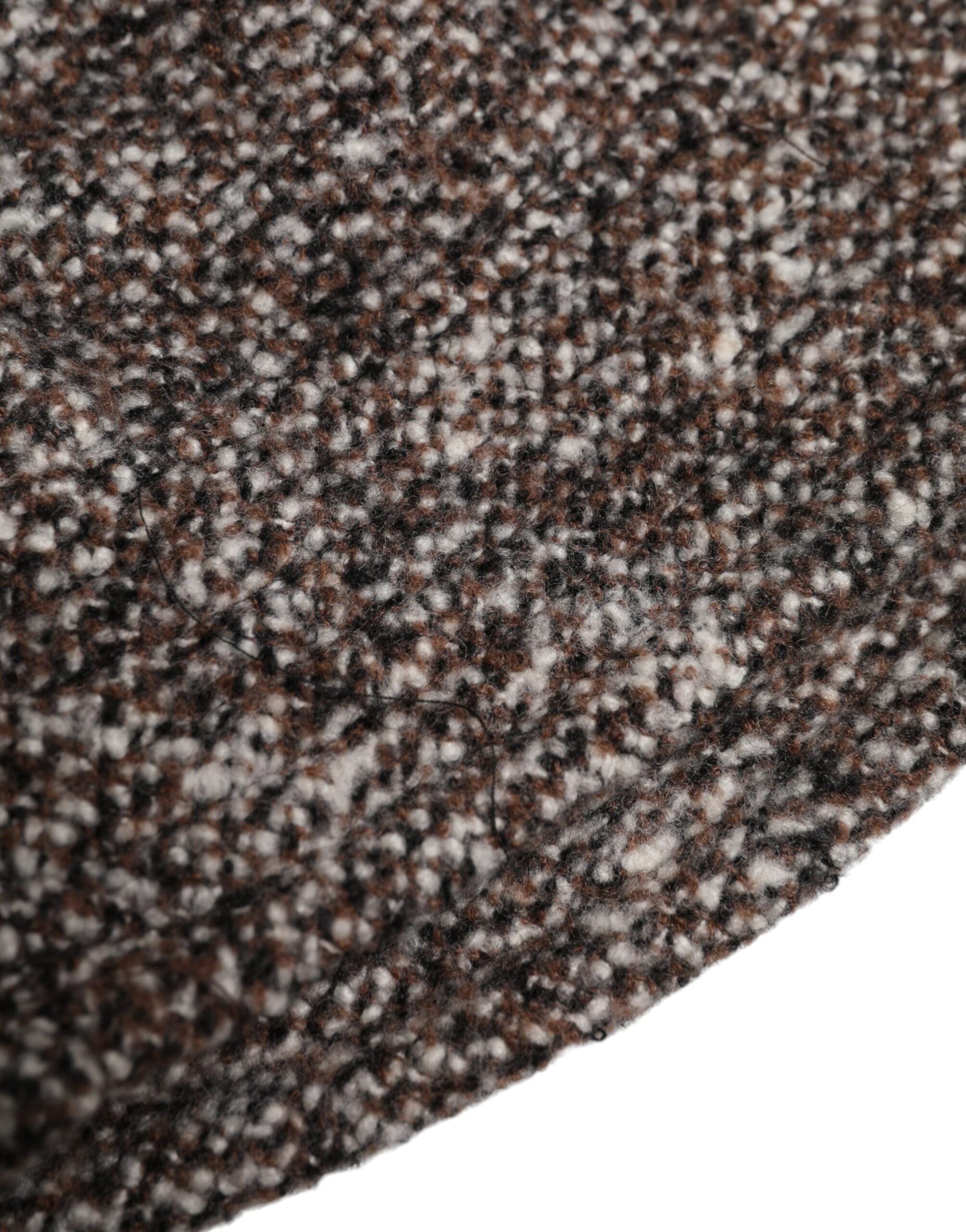 Dolce & Gabbana Brown Alpaca Wool Woven Bucket Hat