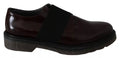 Dr. Martens Dark Brown Leather Elastic Strap Shoes