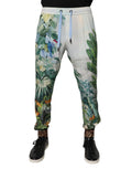 Dolce & Gabbana Multicolor Tropical Jogger Sweatpants Pants