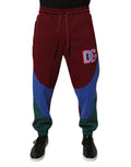 Dolce & Gabbana Multicolor Cotton Men Jogger Sweatpants Pants