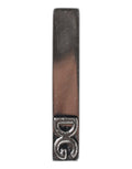 Dolce & Gabbana Silver Tone Brass Logo Branded Tie Clip Bar