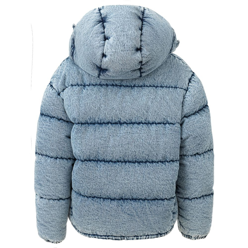 Miu Miu Blue Polyester Coat