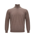 KANGRA Brown Wool Turtleneck