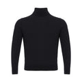 Colombo Black Cashmere Turtleneck