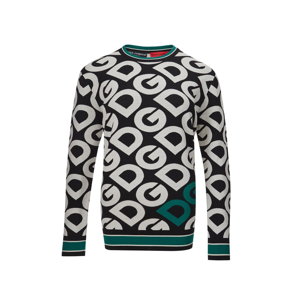 Dolce & Gabbana Black Cotton Sweatshirt