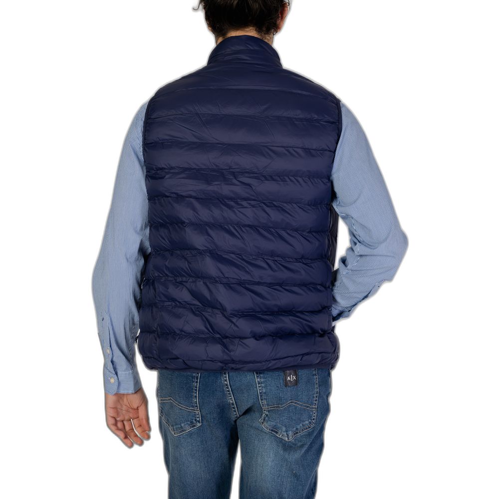 U.S. POLO ASSN. Blue Polyamide Sleeveless Jacket
