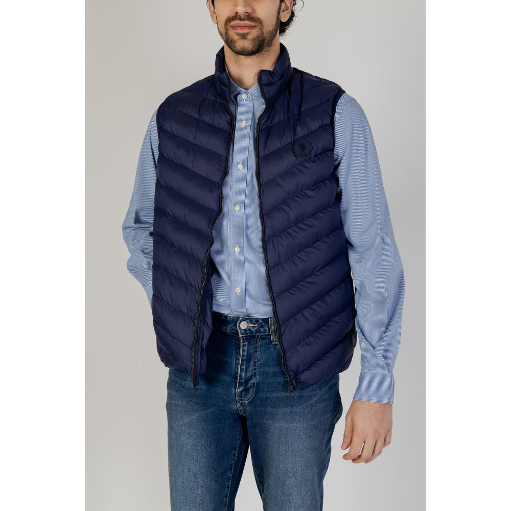 U.S. POLO ASSN. Blue Polyamide Sleeveless Jacket