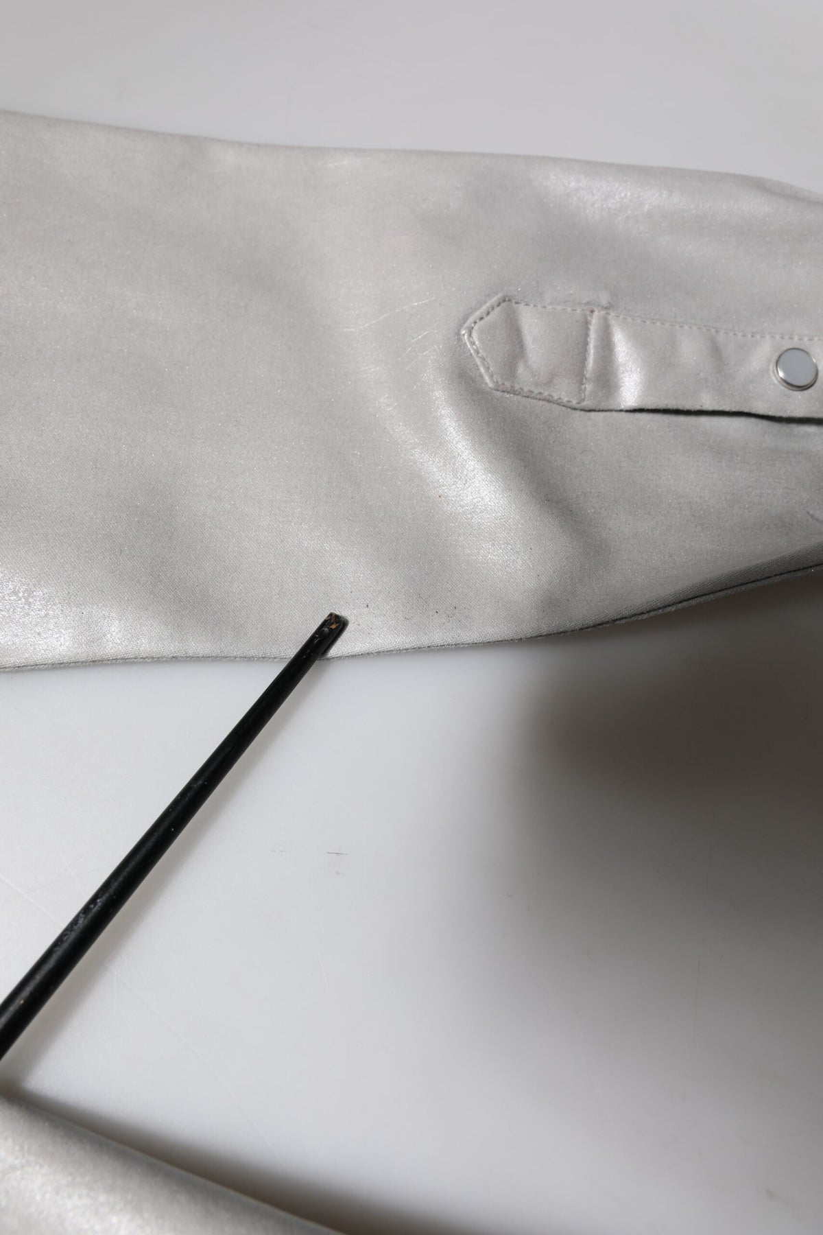 Dolce & Gabbana Metallic Gray Cotton Button Down Shirt