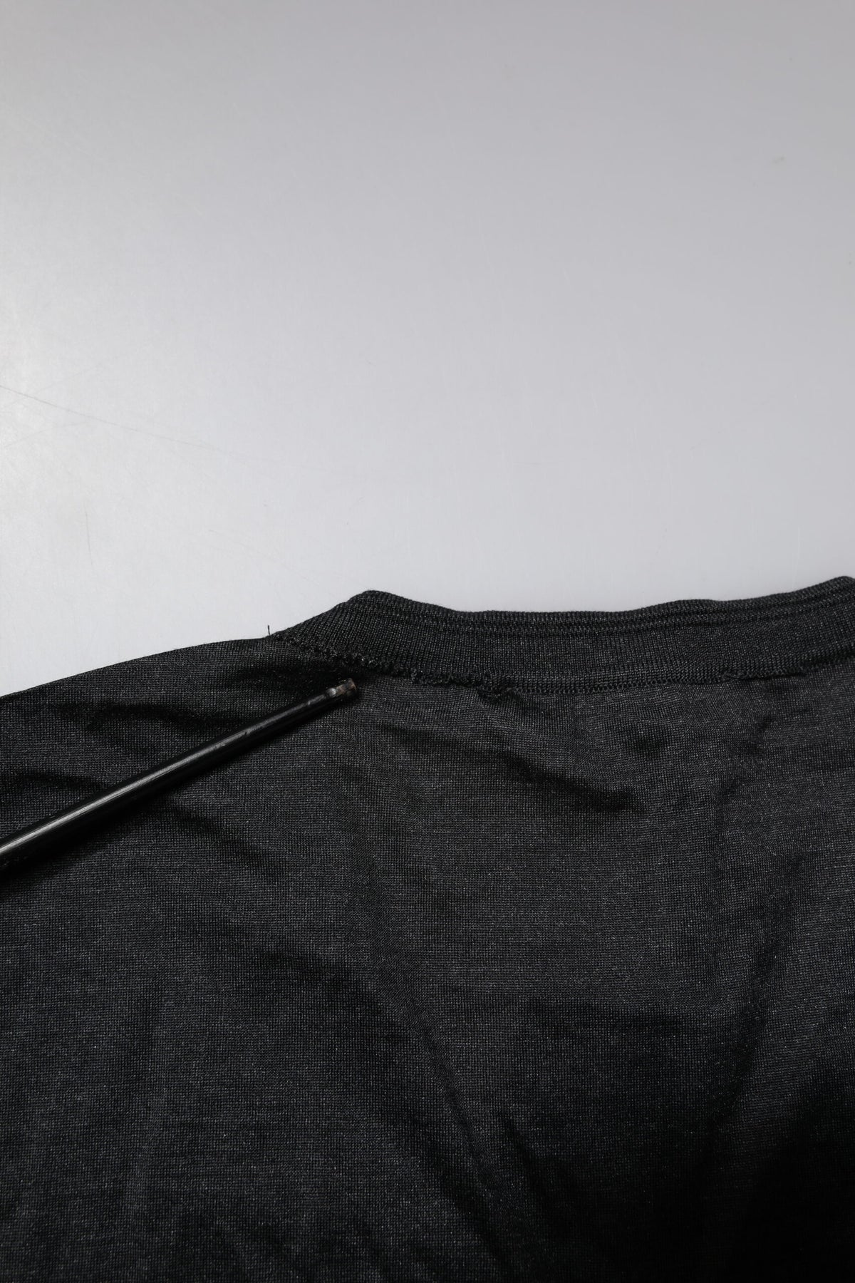 Dolce & Gabbana Dark Gray Silk V-neck Short Sleeves T-shirt