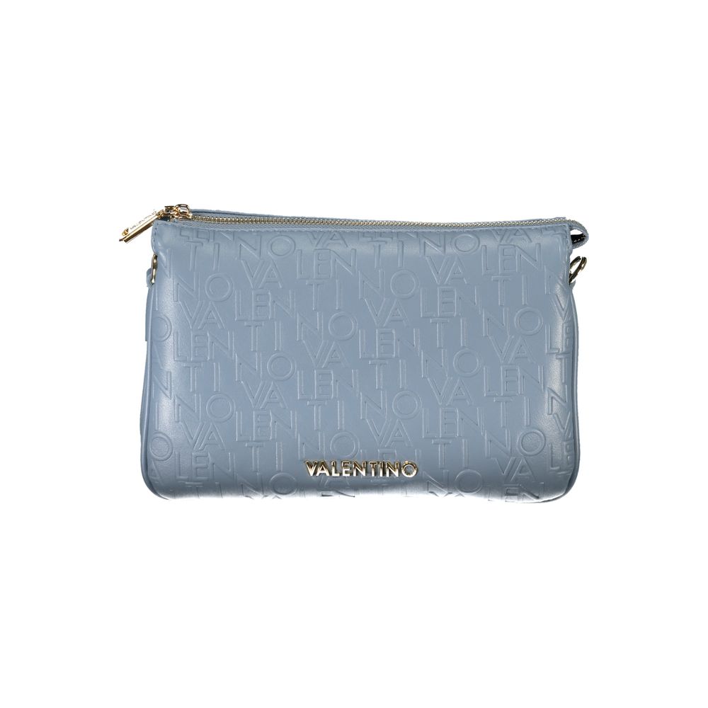 Mario Valentino Azzurro Polyurethane Women's Bag With Shoulder Strap