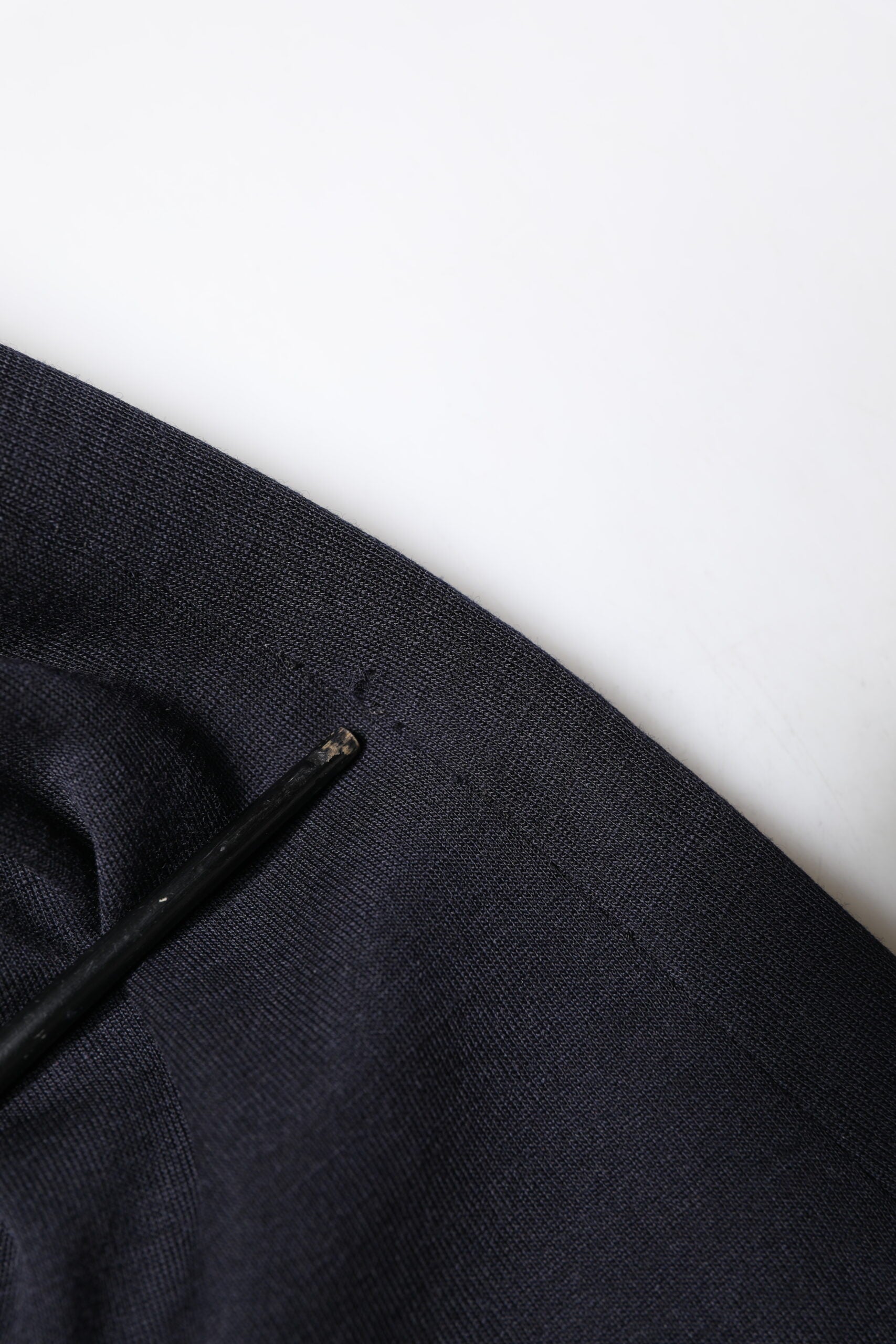 Dolce & Gabbana Dark Blue Wool Single Breasted Coat Suit Blazer