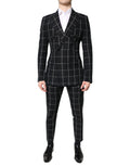 Dolce & Gabbana Dark Gray TAORMINA Double Breasted 2 Piece Suit