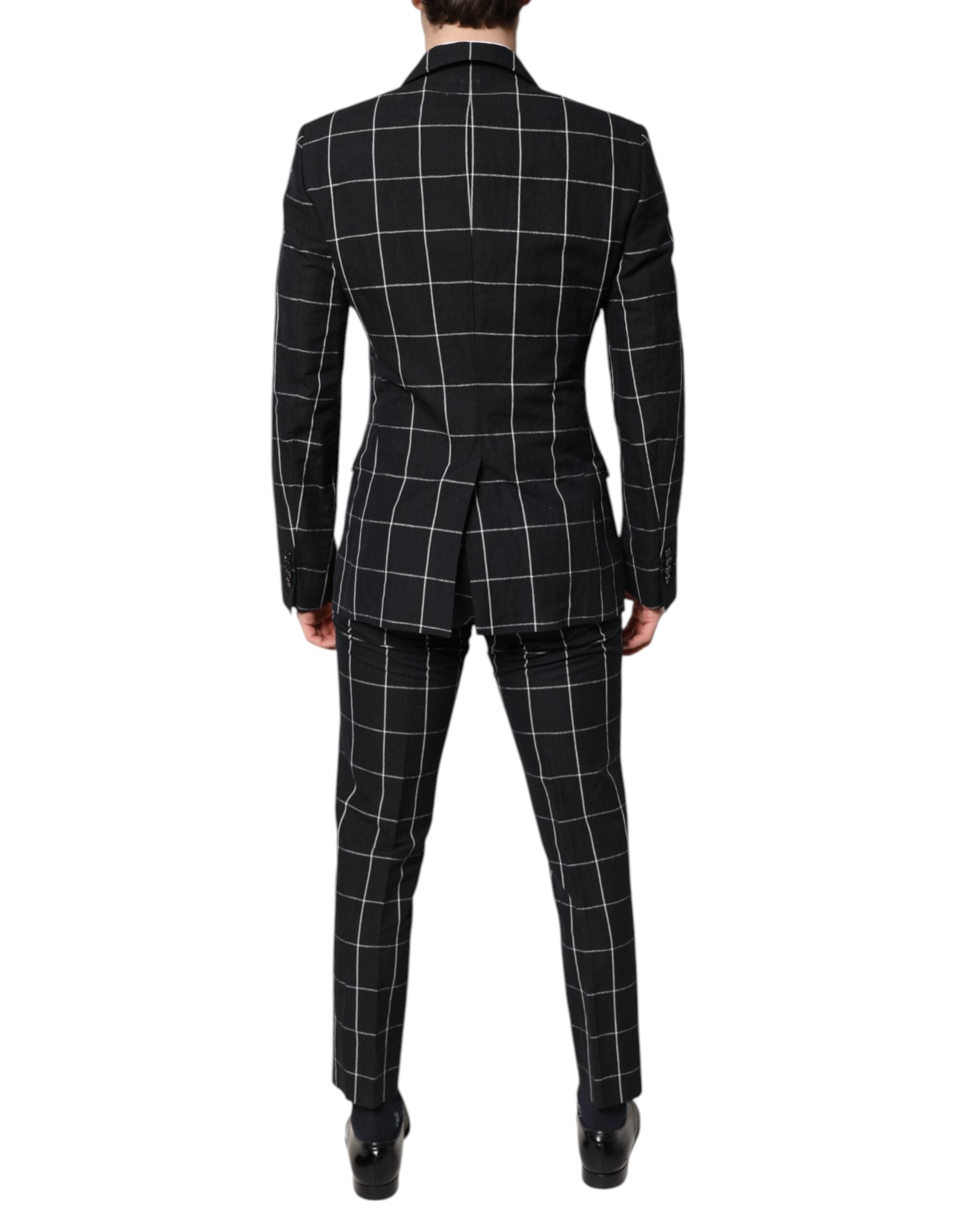 Dolce & Gabbana Dark Gray TAORMINA Double Breasted 2 Piece Suit