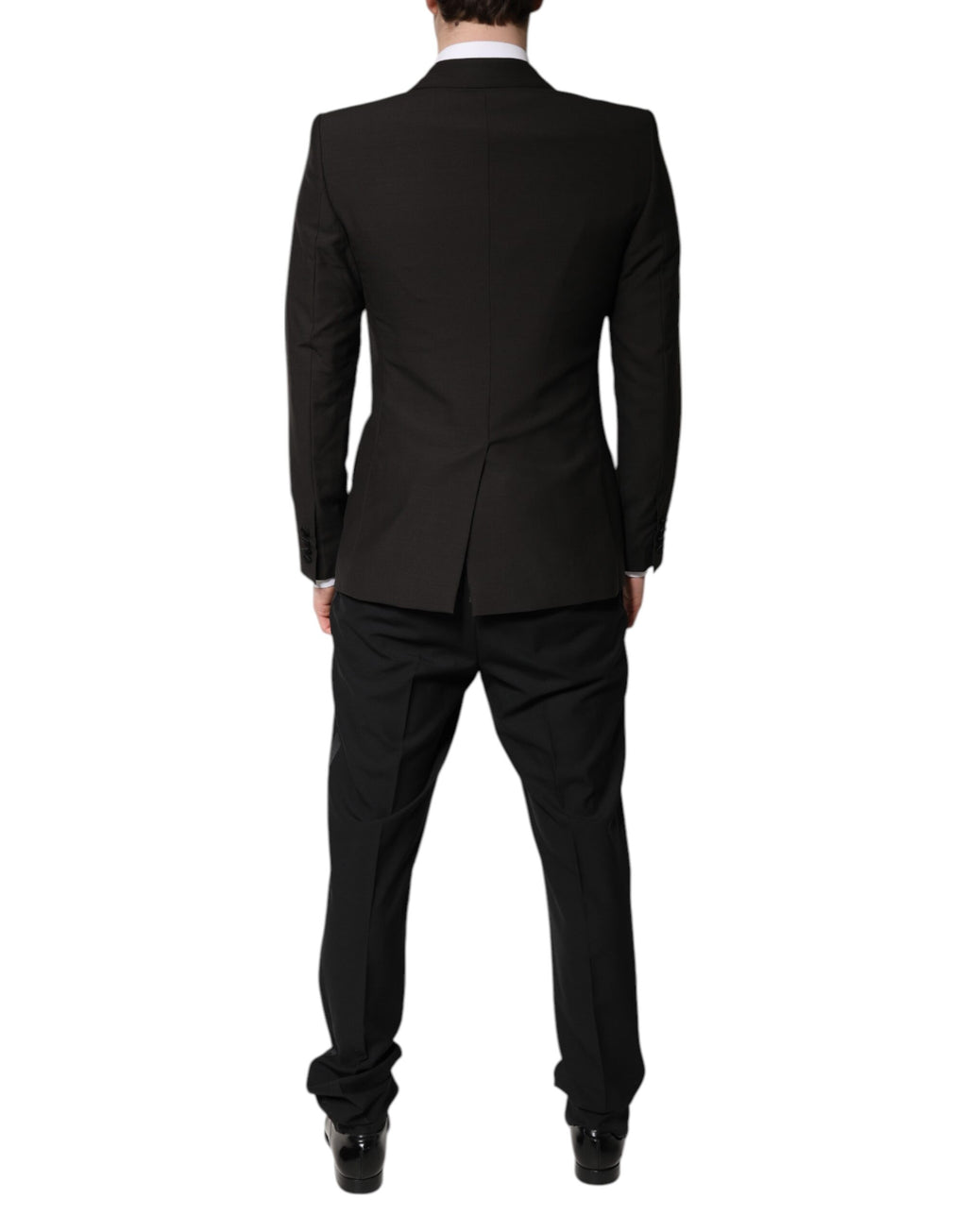 Dolce & Gabbana Dark Gray Single Breasted Formal 3 Piece Suit