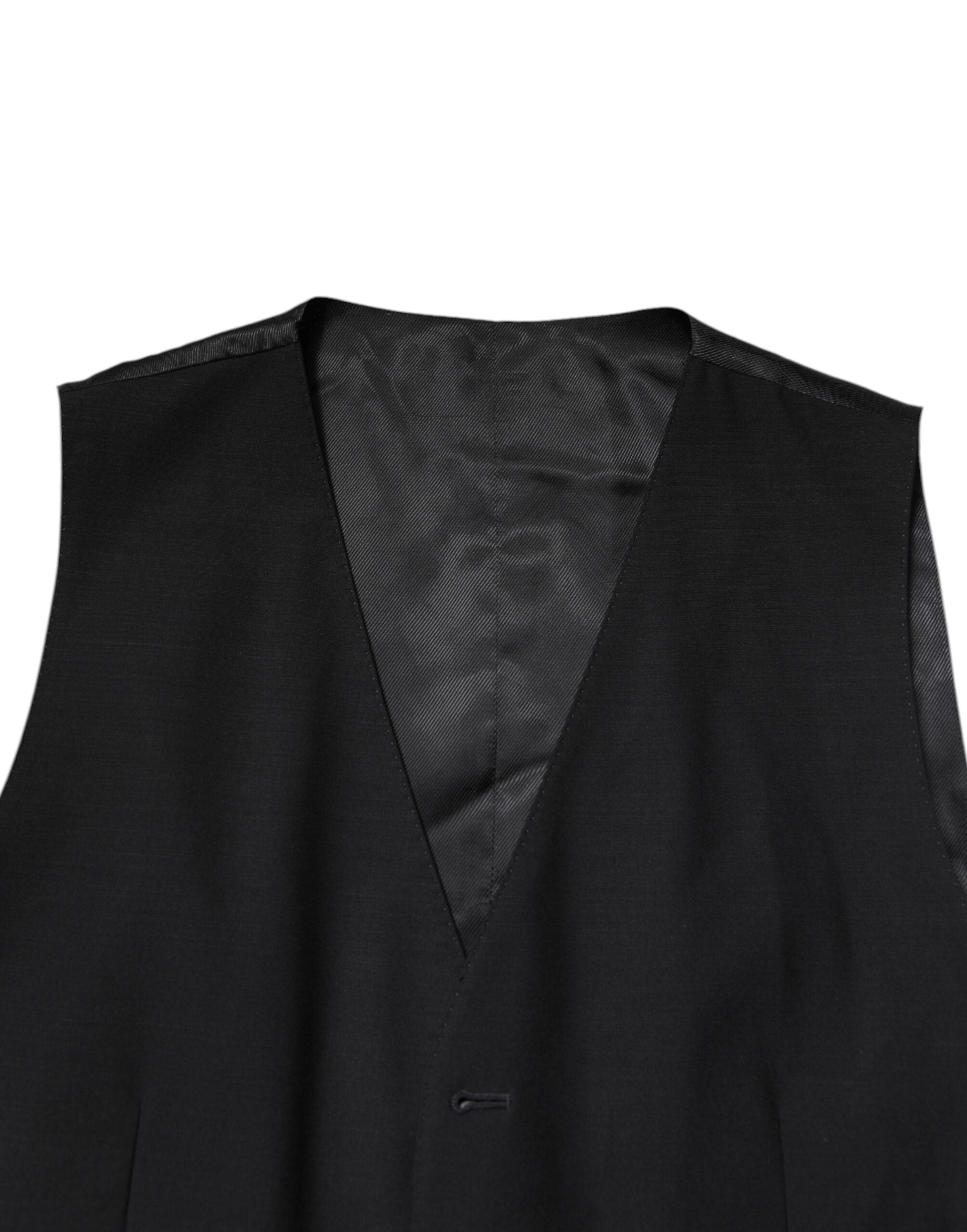 Dolce & Gabbana Dark Gray Single Breasted Formal 3 Piece Suit