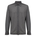 Canali Gray Cotton Pattern Shirt